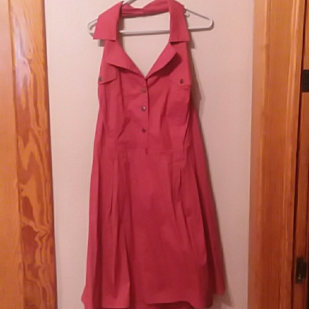 Orange dress